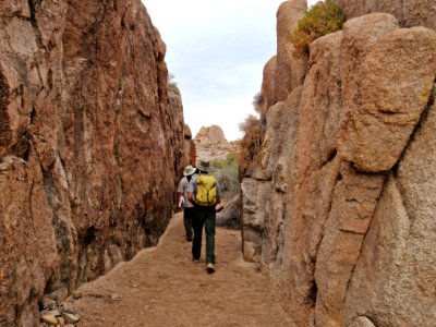 Trail crew & physical scientist; Skull Rock