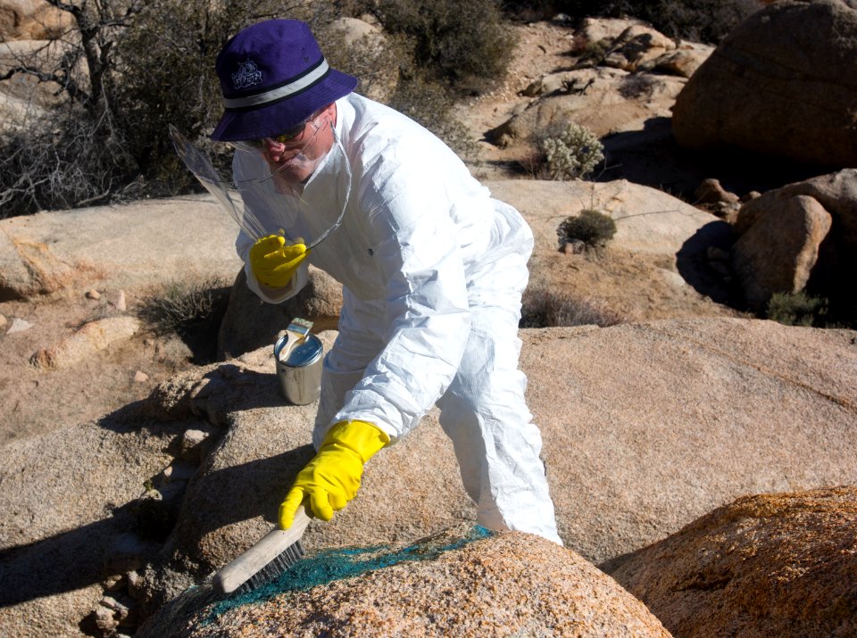 Graffiti Removal Day with Volunteers