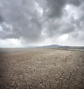 Drought smoke ground