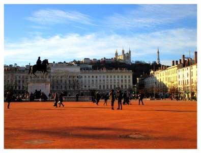 Lyon, place Bellecour France photo