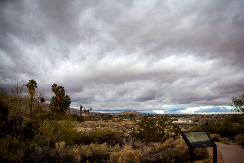 Clouds over Oasis with wayside-1 photo