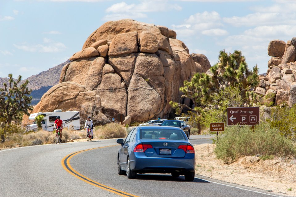 Quail Springs Picnic Area; approaching from the east