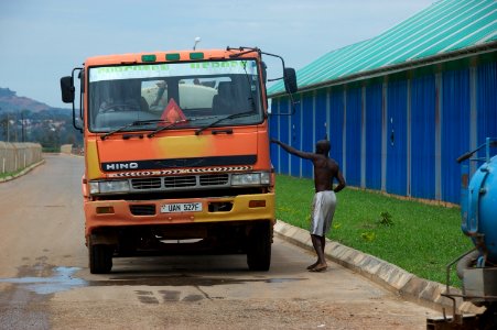 Faecal sludge vacuum truck