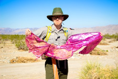 Mylar balloon litter