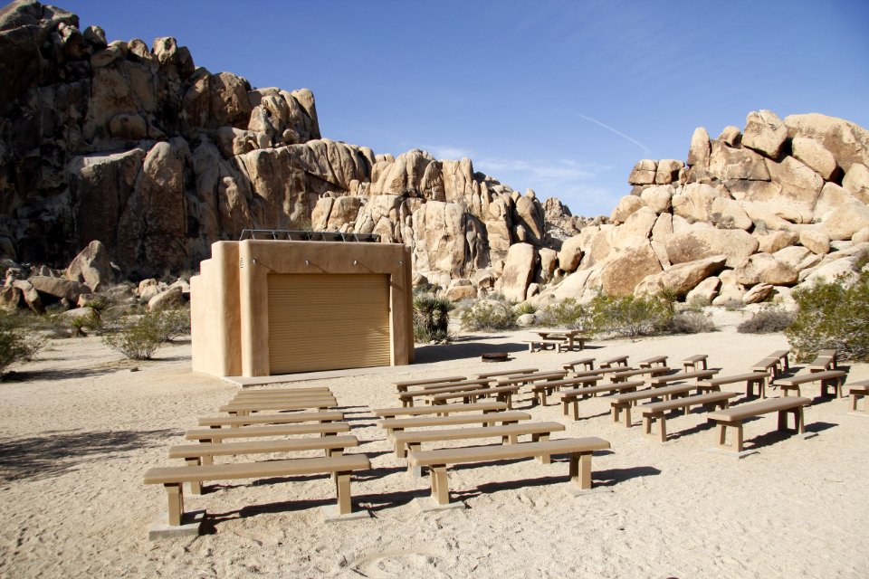 Indian Cove Campground amphitheater; Twentynine Palms, CA