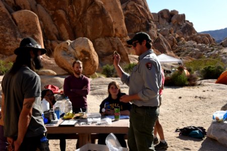 Ranger-led volunteer event in Indian Cove