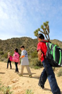Students Hiking at Black Rock
