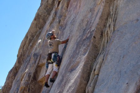 Climber Steward on Hemingway Wall