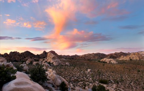 Sunset over the Echo T Area