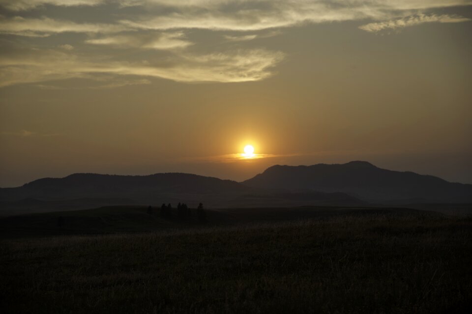 Sky summer sunset background photo