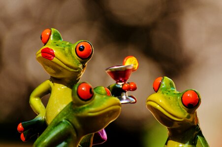 Funny frog cocktail