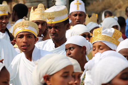 Priests orthodox ethiopia photo