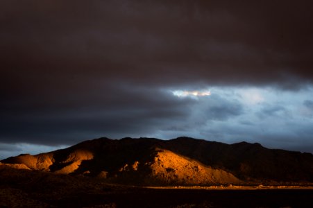 Last Light of the Day at Cottonwood