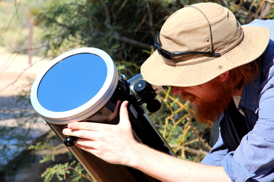 Park Volunteer and Sunscope