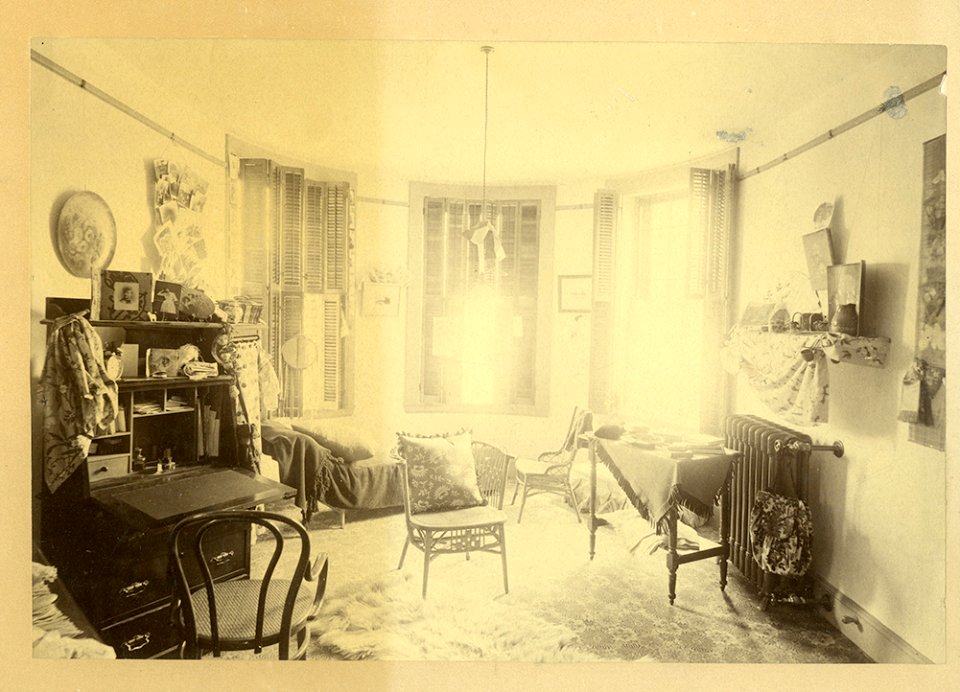 Lena Hinchman's Room in Draper Hall, Abbot Academy, 1891