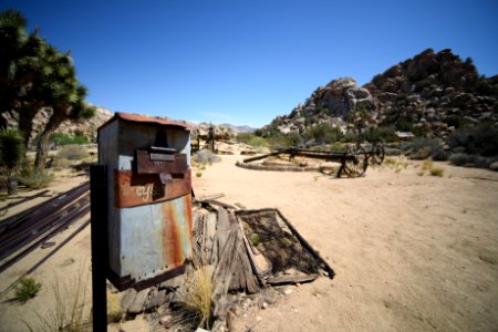 Mail box at Keys Ranch