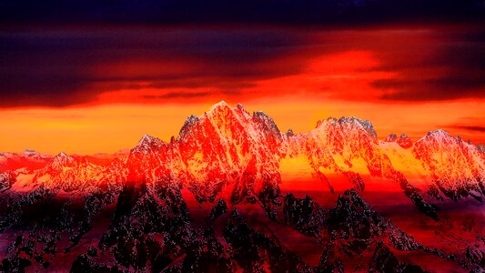 Mountaineer alpine chamonix