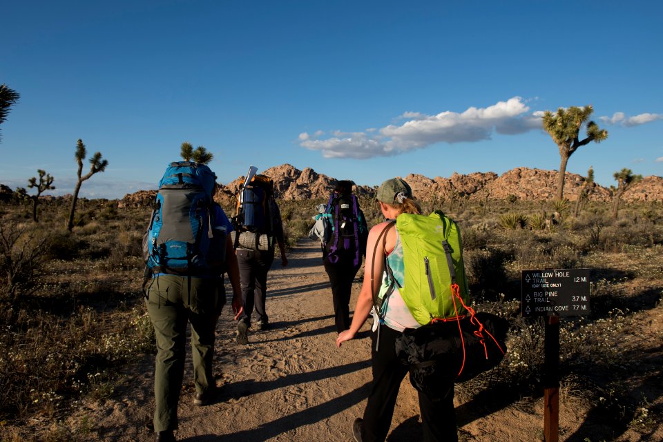 Backpacking along the Boy Scout Trail