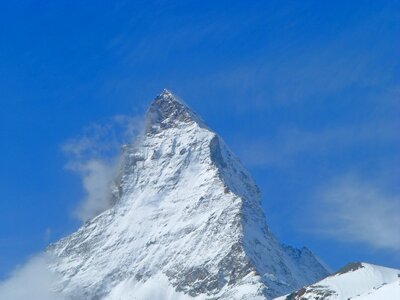 Zermatt winter the alps