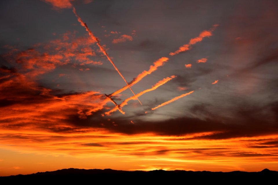 Sunset in the Mojave Preserve