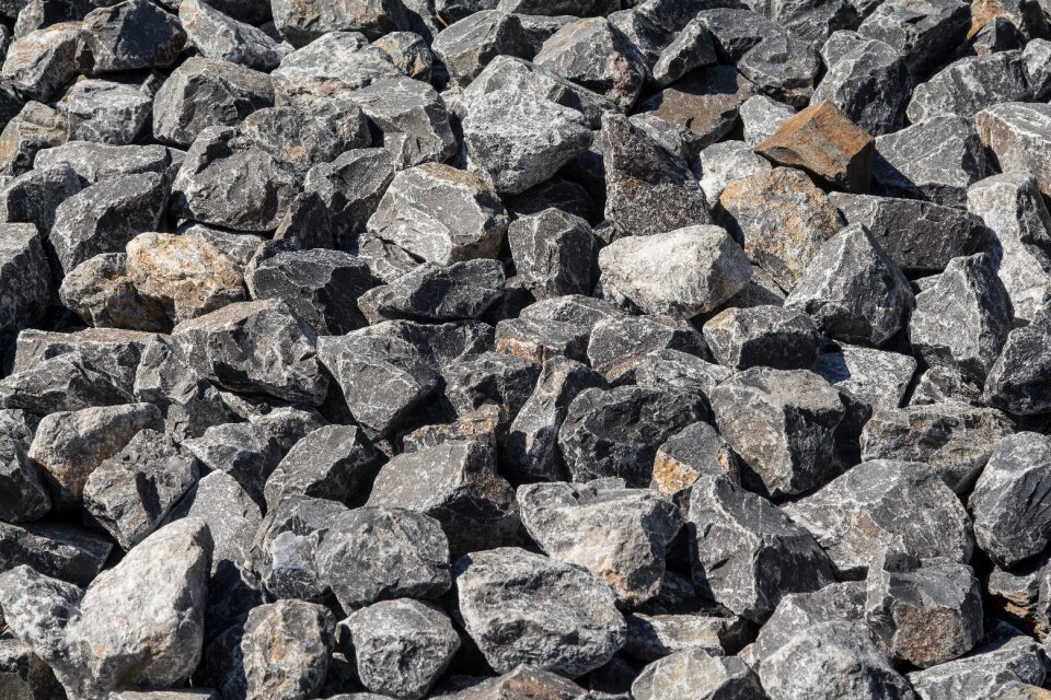Scree rock structure