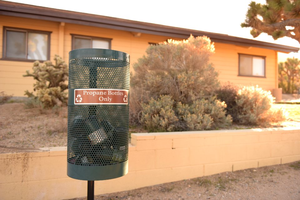 Propane Recycling at Black Rock Campground