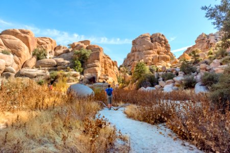 Hikers near Willow Hole photo