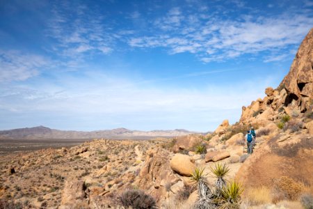 Hikers on Mastodon Peak Trail photo