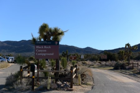 Black Rock Campground Entrance Sign photo