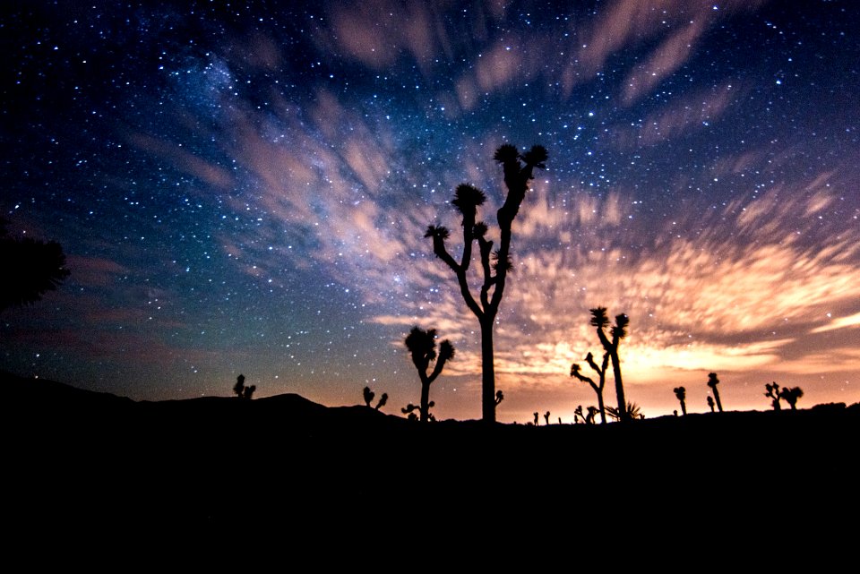 Cloudy Night Sky