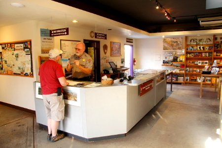 Ranger Richard at Joshua Tree Visitor Center photo