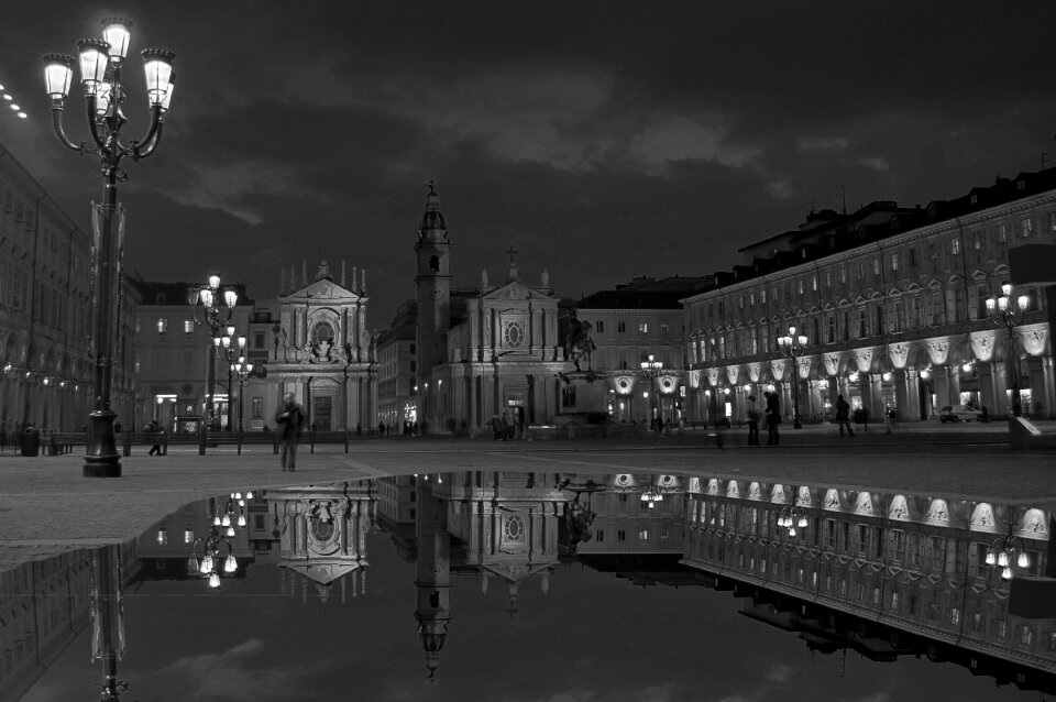 Torino piazza carlo calm after the storm