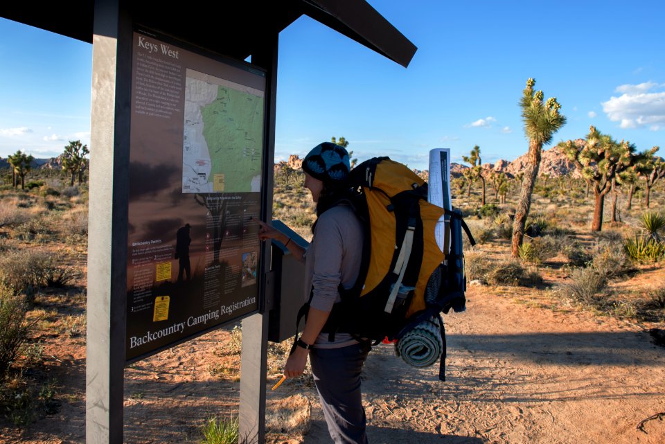 Backpacking along the Boy Scout Trail