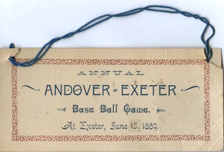 Andover Exeter Baseball1889