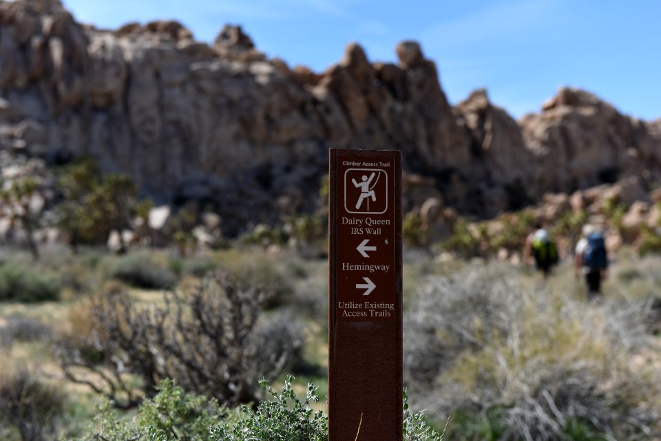 Rock Climbing Sign