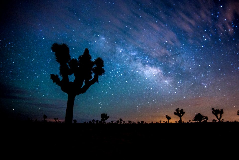 Cloudy Night Sky