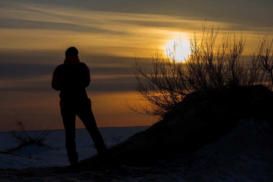 Sunset nature evening