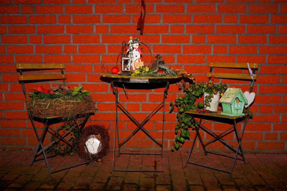 Decoration welcome greeting seat