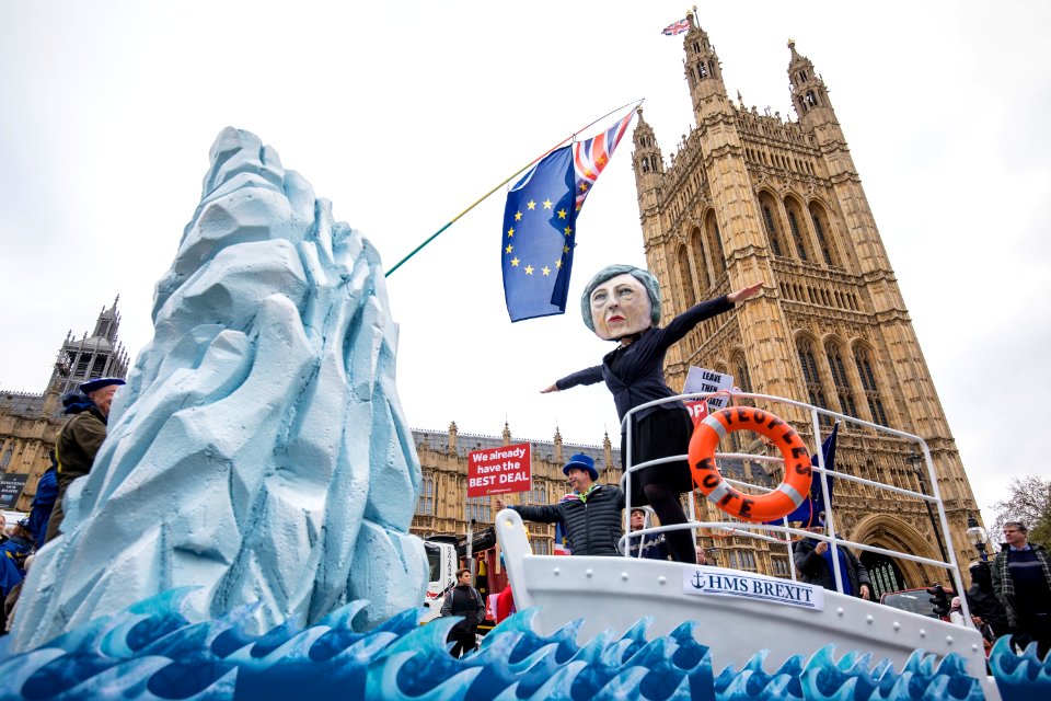 Theresa May "HMS Brexit" Stunt