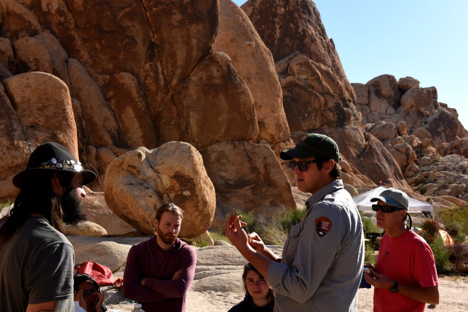 Ranger-led volunteer event in Indian Cove
