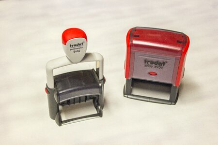 Office supplies color close up