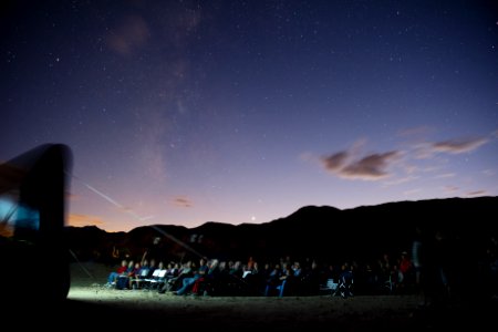 Guest Speaker under the Milky Way at Sky's the Limit, 2016 photo