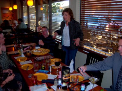 Flagstaff Tweetup at Picazzo's restaurant, March 2009