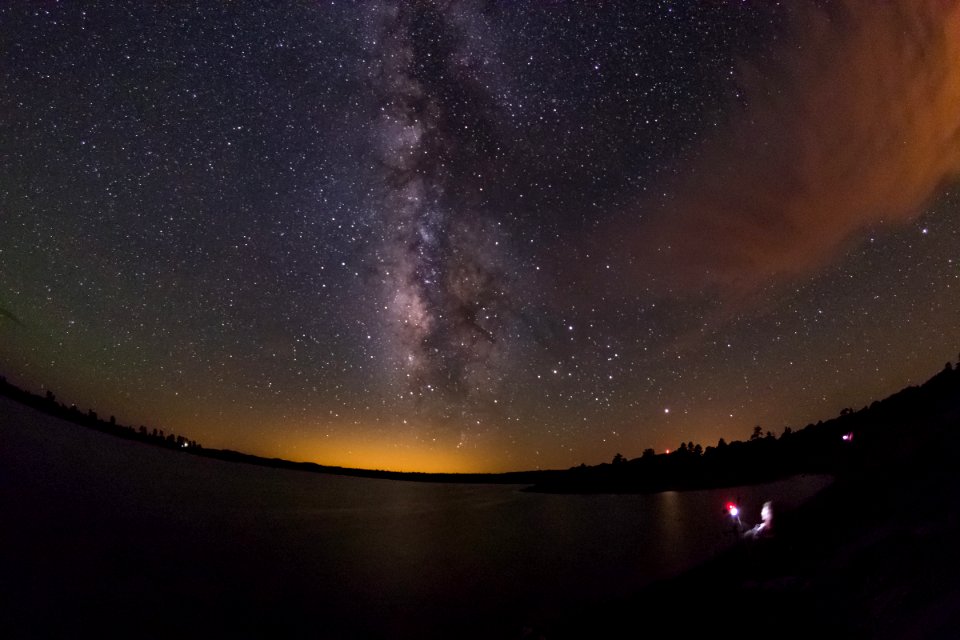 Milky Way over Ashurst Lake
