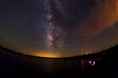 Milky Way over Ashurst Lake