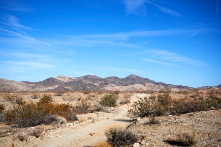 Black Eagle Mine Road and the Eagle Mountains
