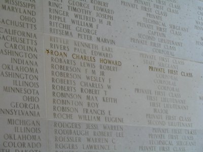 PFC Charles Howard Roan, Medal of Honor
