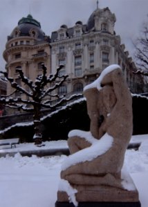 Lausanne enneigée