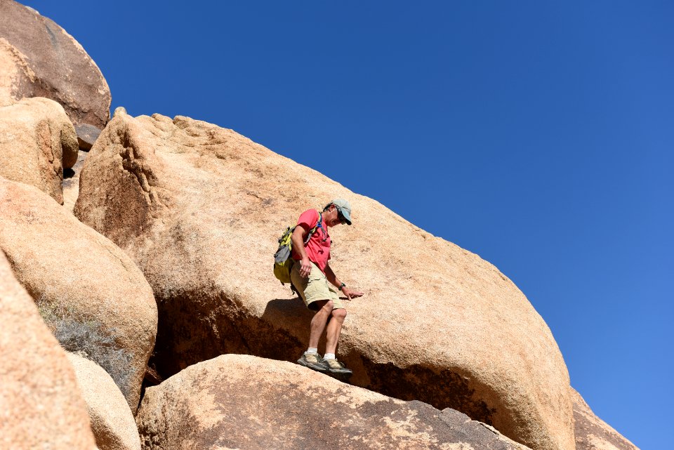 Hiking and scrambling in Indian Cove