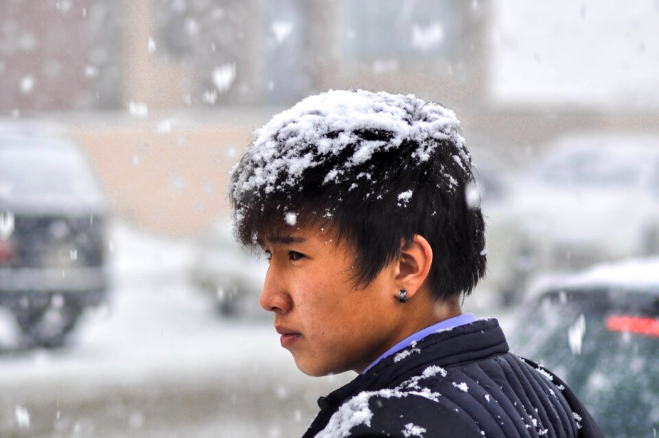 Boy portrait spring